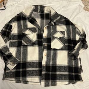 Black and White Shacket!